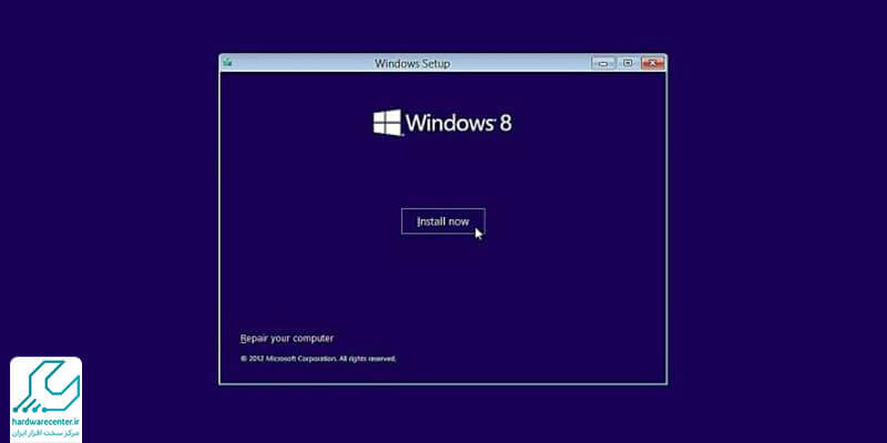 آموزش نصب ویندوز 8 روی لپ تاپ ایسوس