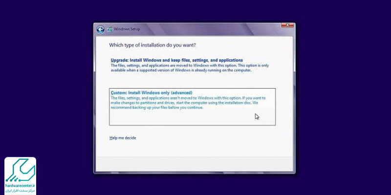 نحوه نصب ویندوز 8 روی لپ تاپ ایسوس